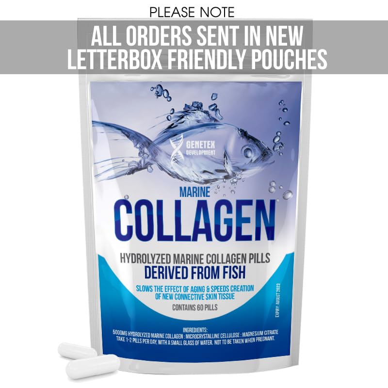 Marine Collagen Peptides Supplements for Men & Women - Collagen Pills