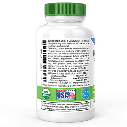 DrFormulas Organic Prebiotic Fiber for Constipation Relief & Weight Loss | Nexabiotic Super