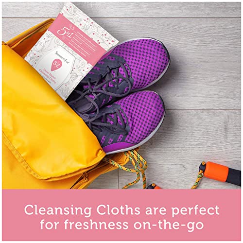 Summer's Eve Sheer Floral Daily Refreshing Feminine Wipes, Removes Odor, pH balanced Summer's Eve