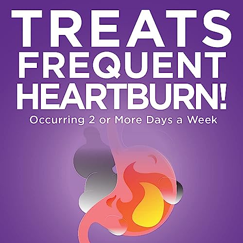 Amazon Basic Care Omeprazole Delayed Release Tablets 20 mg, Treats Frequent 