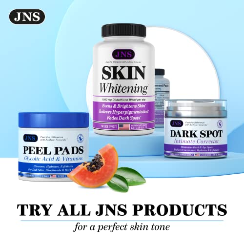 JOELLYNE NATURALS Glycolic Acid Peel Pads - 50 Count, Natural AHA Exfoliating Pads for Acne JOELLYNE NATURALS