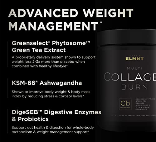 Super Collagen Burn - Premium Collagen Powder for Women Weight & Beauty w. Apple C Vinegar TERRA ELMNT