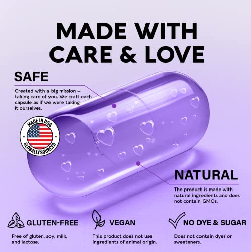 Natural Saffron Supplements - Pure Saffron Extract 88.5 mg - Made in USA - Mood NUTRAHARMONY