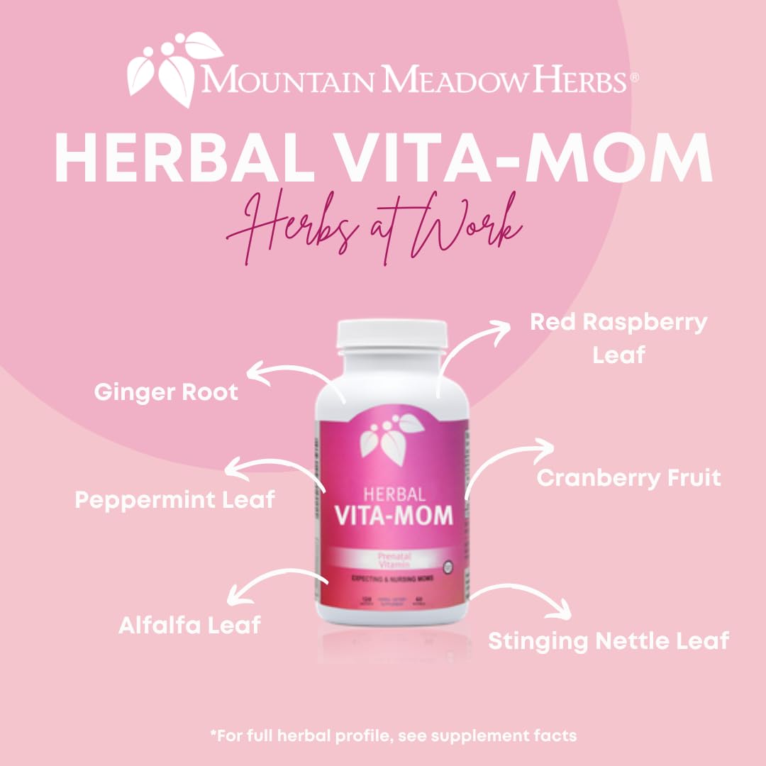 Mountain Meadow Herbs Vita-MOM - Herbal Prenatal Vitamins for Women Mountain Meadow Herbs