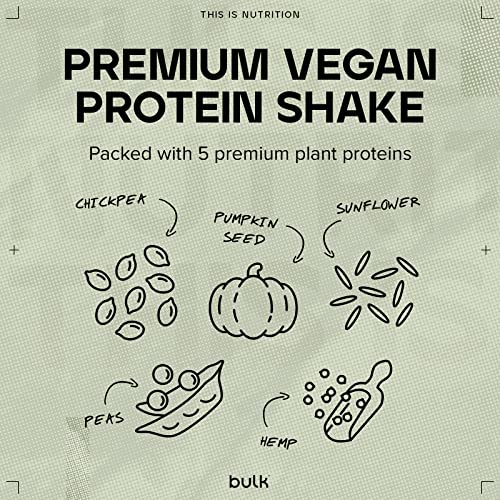 Bulk Gourmet Vegan Protein Powder, Chocolate, 700 g Bulk