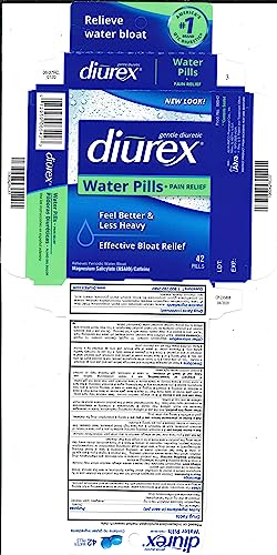 DIUREX WATER PILLS BOX OF 42 Diurex
