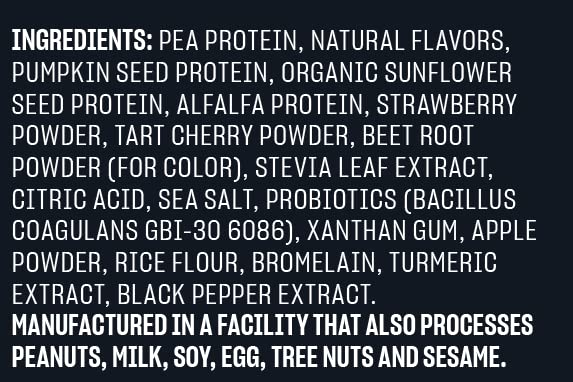 Vega Premium Sport Protein Berry Protein Powder, Vegan, Non GMO, Gluten Free Plant Vega