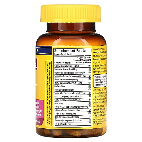 Nature Made Prenatal Multi Dietary Supplement , 90 Tablets ea ( Pack of 2) Nature Made
