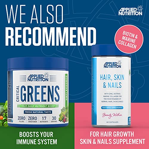 Applied Nutrition Collagen Powder - Strawberry & Raspberry Flavour - 5000mg Hydrolysed Bovine Flavoured Collagen Applied Nutrition