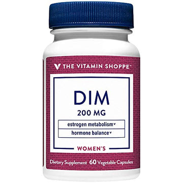 The Vitamin Shoppe DIM with BioPerine - Supports Hormone Balance & Estrogen Metabolism - 200 MG