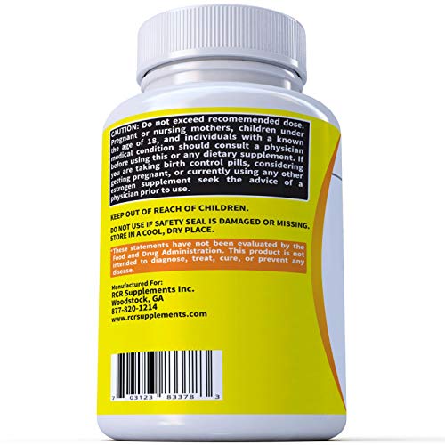 Raesun Botanics DIM Supplement 125mg - DIM Diindolylmethane Plus BioPerine 90-Day Supply Viconor