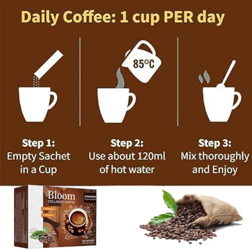 Bloom Collagen Coffee, Collagen Coffee from Japan, Bloom Coffee Collagen HOPASRISEE