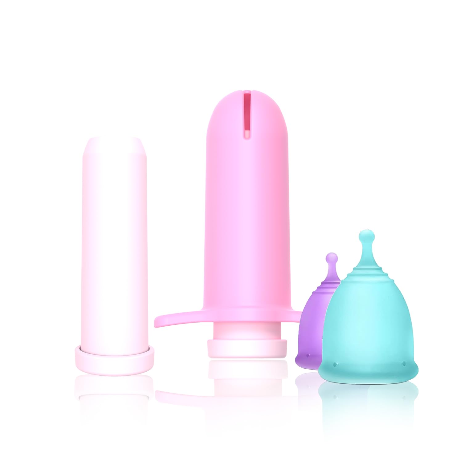 Mottery Applicator Tool for Menstrual Cups for Easy Insertion,Reusable Period Cup Applicator Set Mottery