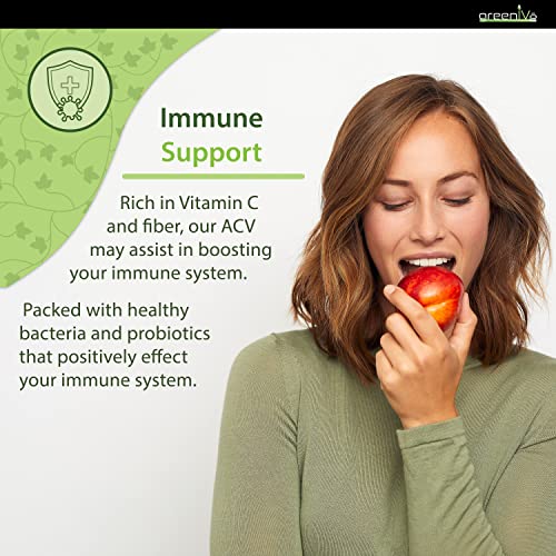 GreenIVe ACV Drops Apple Cider Vinegar Tincture with The Mother Weight Management