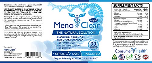 Menoclear Day + Night - Menopause Supplement Relieves Hot Flashes, Mood Swings MenoClear