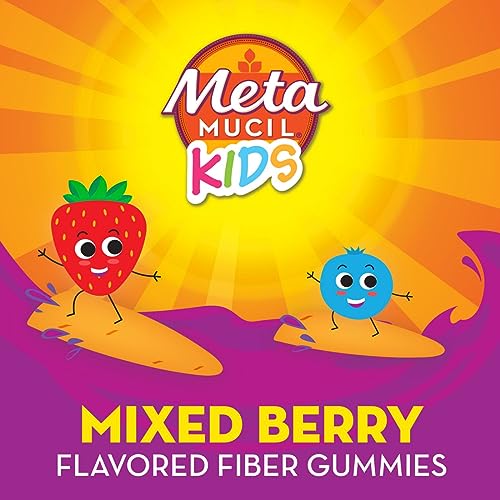 Metamucil Kids Fiber Supplement Gummies, 120ct Gummies Metamucil