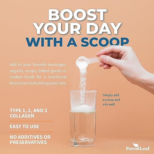 Collagen Peptides Powder Unflavored - Hydrolyzed Collagen Protein