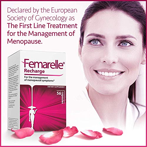 Femarelle Recharge - Non Hormonal Natural Menopause Supplements for Women -1 Month Supply Femarelle