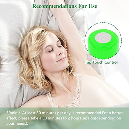 Green Light Lamp for Migraines,Mood Light Therapy Lamp 10000 Lux,Narrow Band Green LEDs