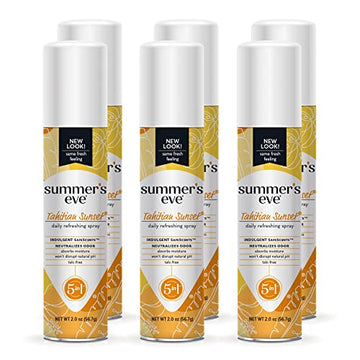 Summer's Eve Tahitian Sunset Daily Feminine Spray, 2 oz, 6 Pack Summer's Eve