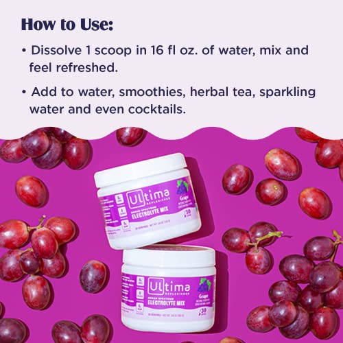 Ultima Replenisher Hydration Electrolyte Powder- 30 Servings- Keto & Sugar Free