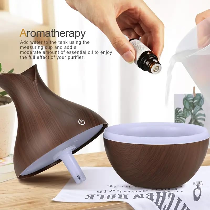 ZZ LIFE Mini Aromatherapy Humidifier Relaxing Cool Mist with Color Changing LEDs Night Light ZZ LIFE