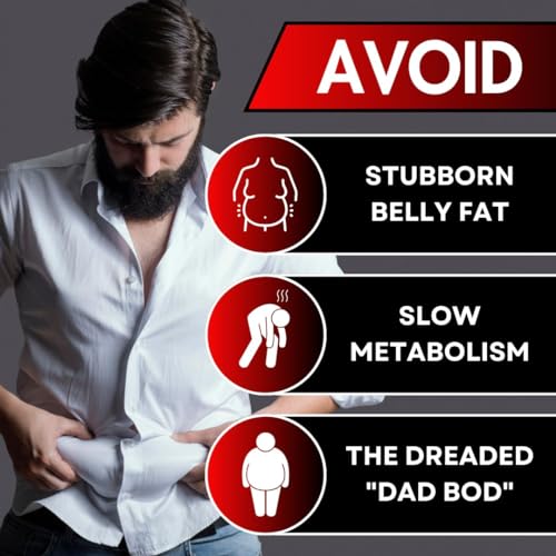 UNALTERED Fat Burner for Men - Lose Belly Fat, Tighten Abs, Support Lean Muscle UNALTERED