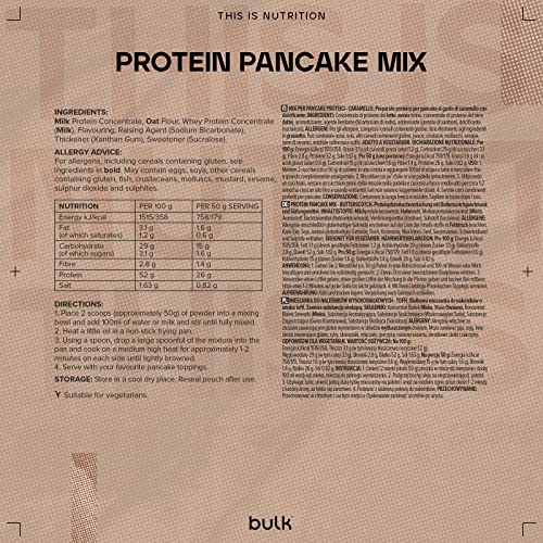 Bulk High Protein Pancake Mix, Butterscotch, 500 g Success