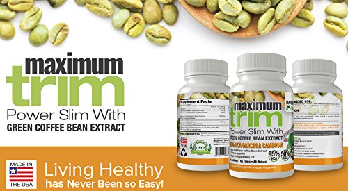 Most Effective Formulation MAXIMUMTRIM Garcinia CAMBOGIA with Green Coffee Bean Maximum Slim