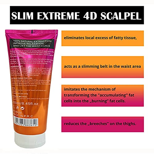 MYSHELL Hot Cream, Fat Burner Sweat Cream,Slimming Cream 250ml,Cellulite Treatment MYSHELL