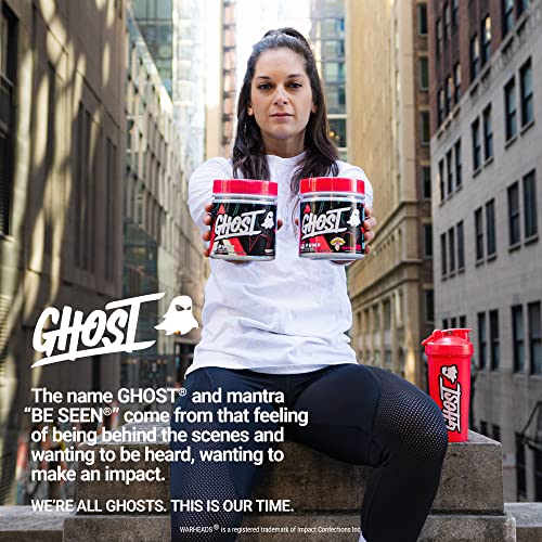 GHOST Pump Nitric Oxide Powder, Peach - 40 Servings - Sugar-Free & Stim-Free Pre
