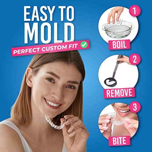 HONEYBULL Mouth Guard for Grinding Teeth [6 Pack] 1 Size for Heavy Grinding | Comfortable