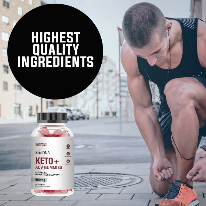 kivus Slim DNA Keto Gummies - Slim DNA Keto + ACV Gummies (Single, 60 Gummies)