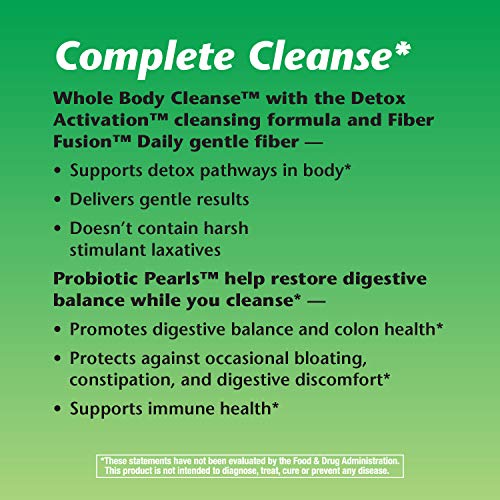 Nature's Way Whole Body Cleanse Complete, 10 Day Detox Cleansing System Kit with Probiotics Enzymatic Therapy