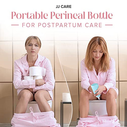 JJ CARE Peri Bottles - Pack of 2 Peri Bottles for Postpartum Care Kit, 500 ml Peri Bottles