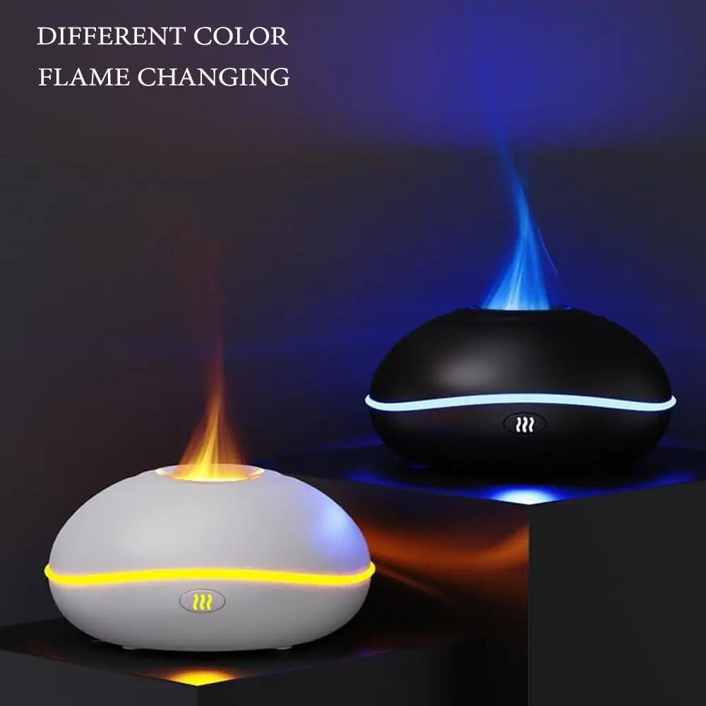 Lotnafee Colorful Flame Fire Diffuser Humidifier, Upgraded Scent Diffuser for Essential Oils Home,Office,Yoga Lotnafee