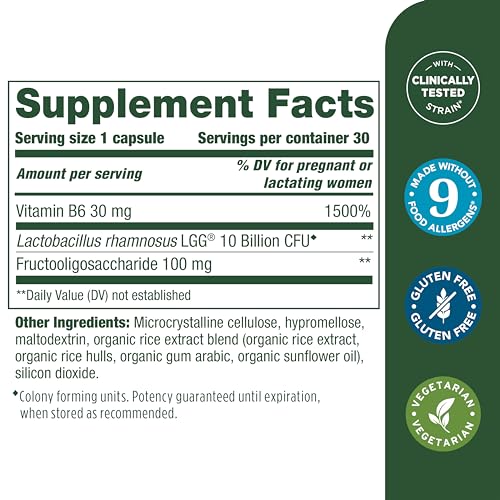 MegaFood Baby & Me 2 Prenatal Probiotic - Vegetarian Pregnancy Prebiotics and Probiotics