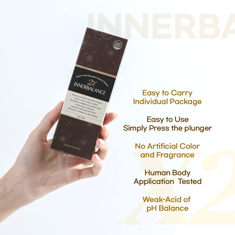 JilGyungYi 2X Inner Balance Intimate Feminine Cleansing Wash PH Balanced Odor Relief JilGyungYi