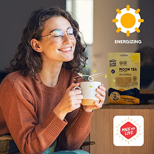 Yogi Super Foods Moon Tea for Women's Cycle Support, PMS & Menopause Relief Yogi Super Foods