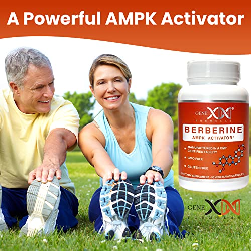 GENEX Berberine HCl 500mg (90 Capsules) | Powerful AMPK Activator, Supports Heart Genex Formulas