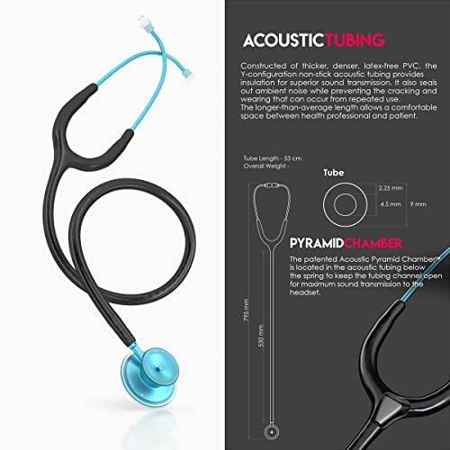 Engravable - MDF Acoustica Lightweight Personalized Custom Stethoscope MDF Instruments