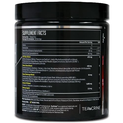 LIPORUSH NDS Nutrition XTP Thermogenic Fat Burner with L-Carnitine - Energy, Focus