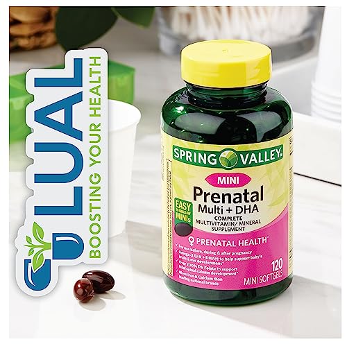 Nourish Every Moment: Spring Valley Mini Prenatal Multivitamin Softgels – Complete Prenatal Care LUAL