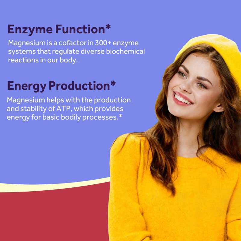 Doctor's Recipes Magnesium Glycinate for Men & Women, 100mg Elemental Mag, 90 Caps
