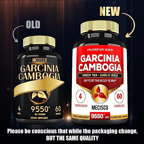 Garcinia Cambogia 9550mg - 4 Month Supply - Supplement for Men and Women - A Natural