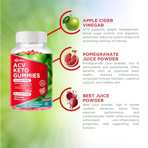Keto Acv Gummies for Advanced Weight Loss & Belly Fat Burn - Pro Active Super Apple