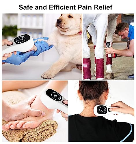 iKeener Handheld Light Therapy for Pain Relief,Portable Low-Level Light Therapy for Dogs and Humans iKeener