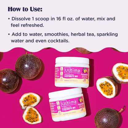 Ultima Replenisher Hydration Electrolyte Powder- 30 Servings- Keto & Sugar Free