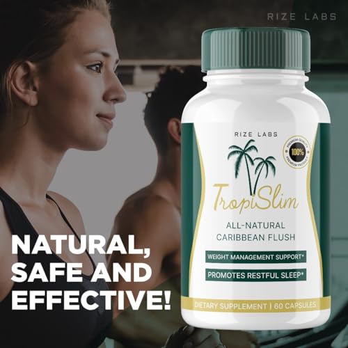 rize labs (5 Pack Tropislim Weight Loss Supplement, Tropislim Capsules for Total Body rize labs